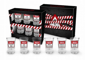 Kieliszki do Wódki na Imprezę Urodzinową 6x35ml