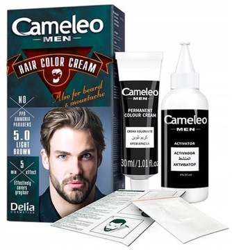 Farba do brody Delia Cameleo Men Jasny Brąz
