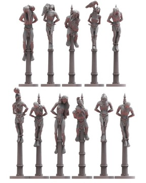 Impaled Prisoners - Lost Kingdom - druk 3D