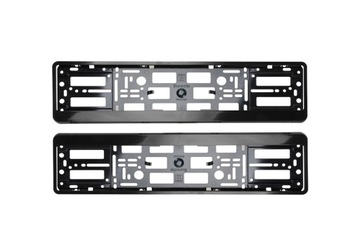 Metalowe chromowane ramki pod tablicę - 2 sztuki