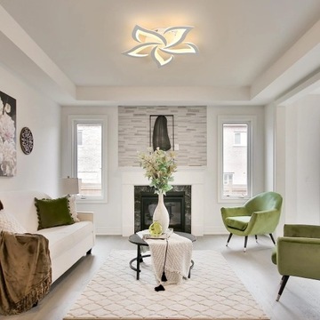 СВЕТОДИОДНЫЙ ПОТОЛОЧНЫЙ СВЕТИЛЬНИК СОВРЕМЕННЫЙ ПОТОЛОЧНЫЙ СВЕТИЛЬНИК 60ВТ 3000К ЛЮСТРА ДЛЯ СПАЛЬНИ