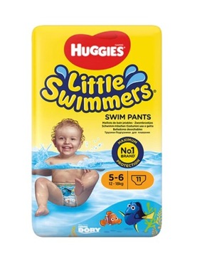 ДЕТСКИЙ ПОДГУЗНИК ДЛЯ ПЛАВАНИЯ HUGGIES ДЛЯ ПЛАВАНИЯ 5-6 лет - 1 шт!