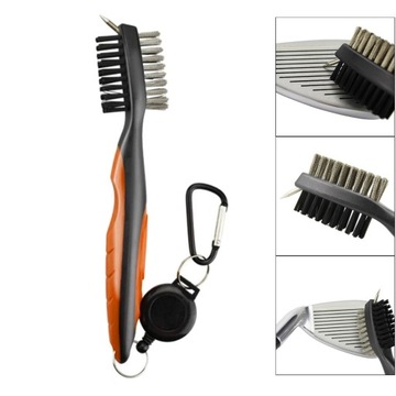 Выдвижная молния с 3 щетками и клюшкой для чистки пазов