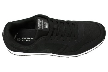 AMERICAN CLUB WT134 LEKKIE ADIDASY BUTY SPORTOWE PÓŁBUTY MĘSKIE CZARNE 48