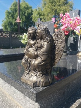 Ангелы для украшения кладбища Бетонная фигурка для могилы