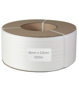 TAŚMA do Spinania Bandowania Palet PP 16mm 0,8 1000m