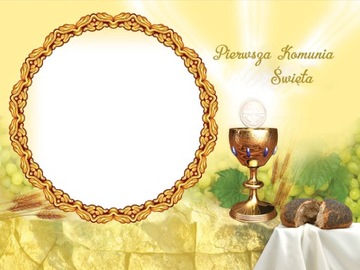 Opłatek na tort Komunię Komunijny SWOJE ZDJĘCIE