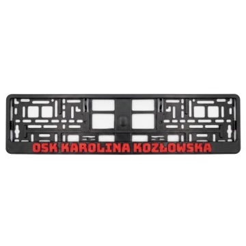Valstybinių numerių rėmelis 3DS su iškilia 3D spauda – nuotrauka 6