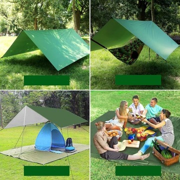 ГАМАК КЕМПИНГ ДОЖДЕВОЙ БРЕЗЕНТ, ВОДОНЕПРОНИЦАЕМЫЙ БРЕЗЕНТ ДЛЯ ПАЛАТКИ