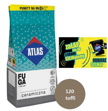 ATLAS FUGA CERAMICZNA ELASTYCZNA 120 TOFFI 2KG