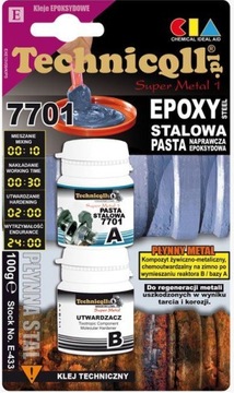 TECHNICQLL DWUSKŁADNIKOWA PASTA STALOWA EPOKSYDOWA