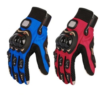 RĘKAWICE MOTOCYKLOWE PRO-BIKER KOLORY DOTYK M
