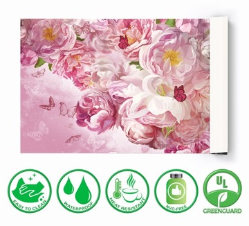 Mata ochronna na biurko 90x45 kwiaty róż