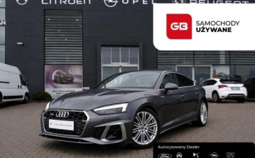 Audi A5 F5 2022 Audi A5 Sportback 2.0 265KM 45 TFSI mHEV quattro S-line VAT 23 Salon PL 1