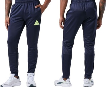 PUMA SPODNIE DRESOWE MĘSKIE CIENKIE SPORTOWE TERMOAKTYWNE SLIM FIT S