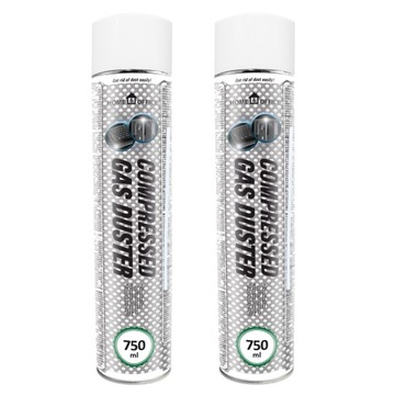2x AABCOOLING SPRĘŻONE-POWIETRZE 750ml RURKA-15cm