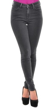 LEE spodnie SKINNY grey SCARLETT HIGH _ W30 L31