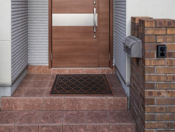 ДВЕРНОЙ КОВрик, РЕЗИНОВЫЙ ВХОД, НАРУЖНЫЙ, ПРОЧНЫЙ, 45x75см
