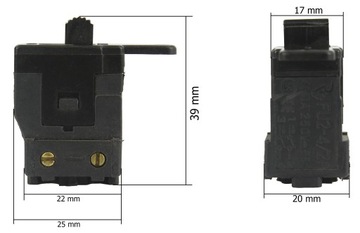 ПЕРЕКЛЮЧАТЕЛЬ FU2-4/2F ДЛЯ ШЛИФОВАЛЬНЫХ МАШИН VERTO FERM EINHELL