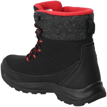 Śniegowce DK 2104 Wodoodporne Black Red D