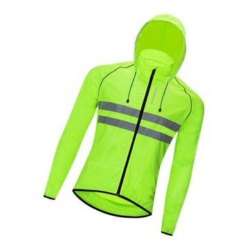 Велосипедная куртка с длинным рукавом ветрозащитная M