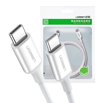 UGREEN SZYBKI PRZEWÓD KABEL USB-C DO USB C 480MBPS QC 3.0 PD 60W 3A 1.5M