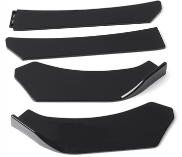 УНИВЕРСАЛЬНЫЙ РАЗДЕЛИТЕЛЬ СПОЙЛЕР ПЕРЕДНЕГО БАМПЕРА, ЧЕРНЫЙ ГЛЯНЦЕВЫЙ