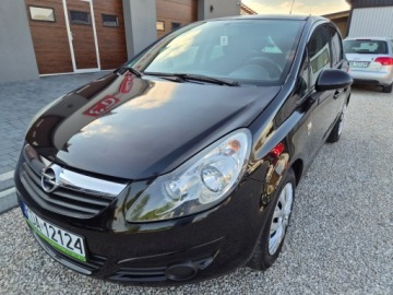 Opel Corsa D Hatchback 1.2 Twinport ECOTEC 85KM 2010 Opel Corsa Sliczna czarna 1.2 benzyna Bezwypadkowa Zarejestrowana Gwaranc, zdjęcie 2