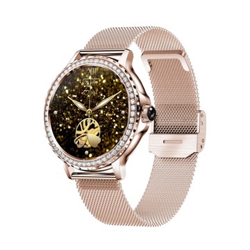SMARTWATCH DAMSKI ZEGAREK NTN NX1 GOLD MENU PL