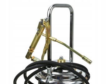 Ножной смазочный пистолет с педалью 15л + шланг 4м