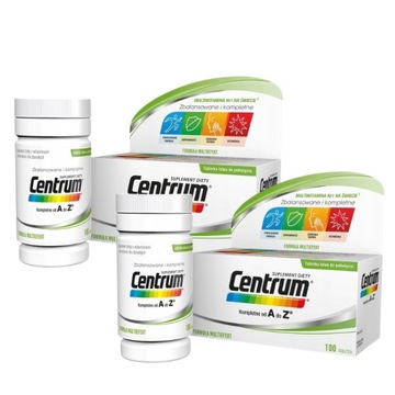 Zestaw 2x Suplement Diety Centrum AZ 100 tabletek