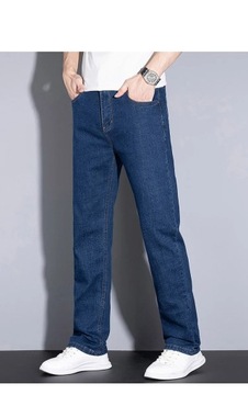 Men's oversized jeans casual long pants big size m