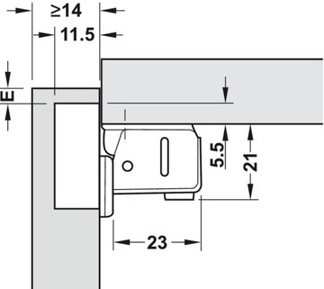 Мебельная петля для дверей шкафов, шкафов, прицепа-домика