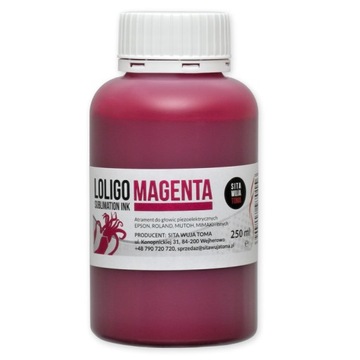 Tusz Loligo - 250 ml - SUBLIMACJA MAGENTA
