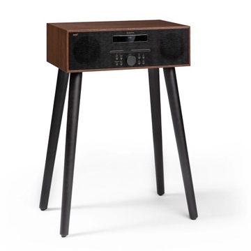 Odtwarzacz CD Auna Silver Star radio czarny retro