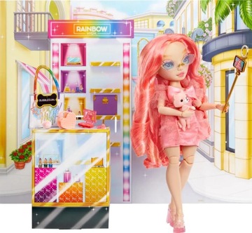 Набор кукол Rainbow High New Friends Pinkly Paige Pink, аксессуары 501923