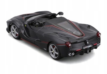 LaFerrari Aperta 1:43 Bburago SIGNATURE 18-36907 МОДЕЛЬ ЧЕРНОГО АВТОМОБИЛЯ