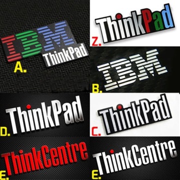 Высококачественная металлическая наклейка IBM Thinkpad для ноутбуков, планшетов и настольных компьютеров