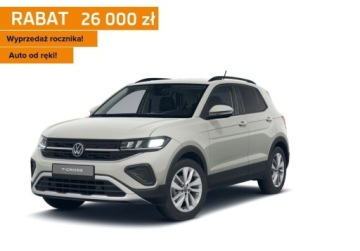 Volkswagen T-Cross SUV Facelifting 1.0 TSI 115KM 2025 Volkswagen T-Cross Life Plus 1.0 TSI 115 KM DSG Benzyna 116KM