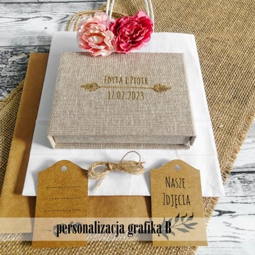 Универсальная холщовая коробочка для флешки с 4 вкладышами на выбор.