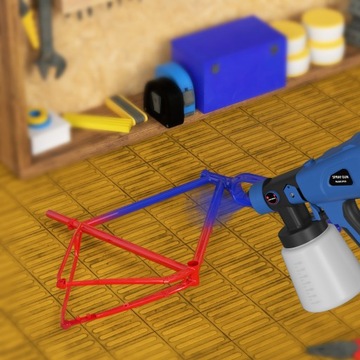 НАСТЕННЫЙ ПОКРАСОЧНЫЙ ПИСТОЛЕТ, ПОКРАСОЧНЫЙ ГЕНЕРАТОР 600 Вт