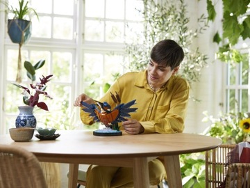 Модель LEGO ICONS 10331 «Птица-зимородок» — кубики для взрослых + ПОДАРОЧНЫЙ СУМОК