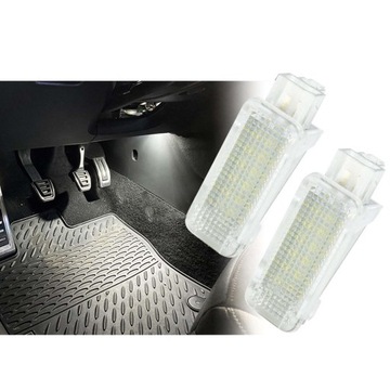 СВЕТОДИОДНАЯ ПОДСВЕТКА САЛОНА АВТОМОБИЛЯ AUDI VOLKSWAGEN GOLF