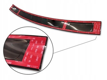 FORD EDGE II 2018- VRSTVA NA NÁRAZNÍK ZADNÍ BLACK