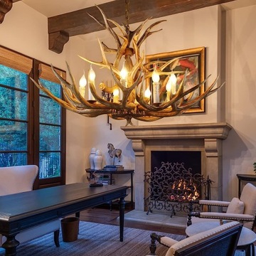 Rustic Antler Chandelier Large Deer Chandelier