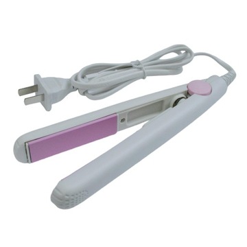 Mini Portable Hair straightener Cute Candy Color Flat Iron DIY Hair White