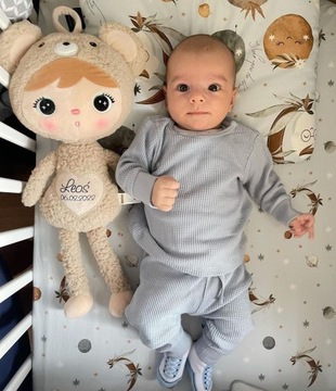 Бежевая кукла Тедди Мишка Metoo с подарком на имя и дату