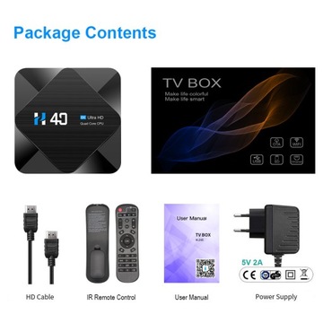 Медиаплеер с двумя Wi-Fi, Android 10.0 6K