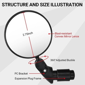 *ПРЕДЛОЖЕНИЯ* | РЕГУЛИРУЕМОЕ ПРОФЕССИОНАЛЬНОЕ ВЕЛОСИПЕДНОЕ ЗЕРКАЛО 2 ШТ.