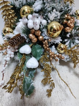 Зимний венок, рождественская домашняя композиция